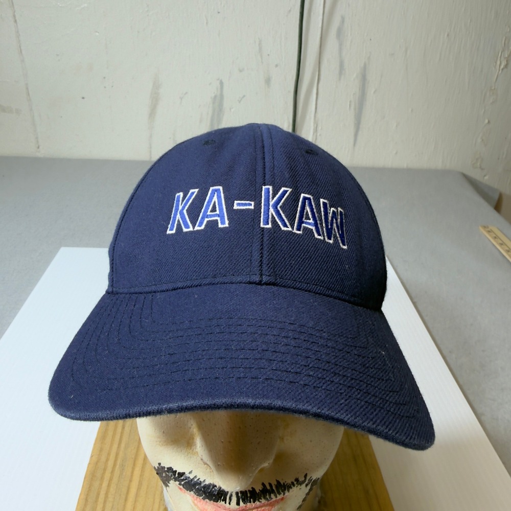 KA‎ KAW Navy Blue Embroidered Baseball Cap The Classics Yupoong Adjustable